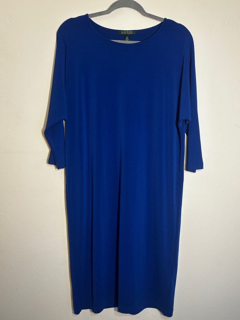 Ralph Lauren Royal Blue Midi Dress